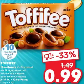 Kaufland TOFFIFEE Haselnuss in Caramel Angebot