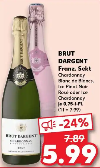 Kaufland BRUT DARGENT Franz. Sekt Angebot