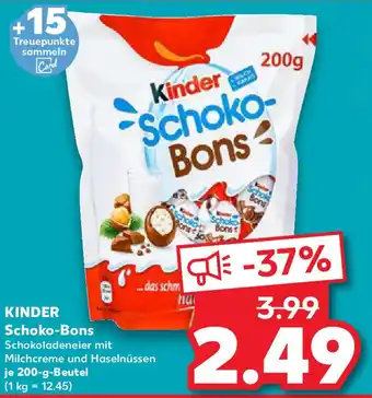 Kaufland KINDER Schoko-Bons Angebot