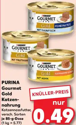 Kaufland PURINA Gourmet Gold Katzen- nahrung Angebot