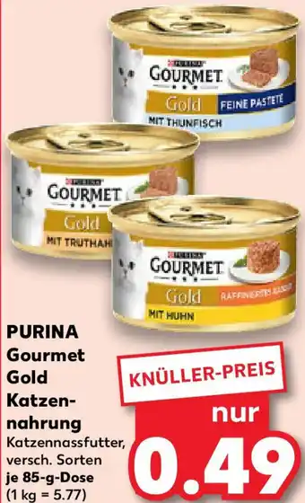 Kaufland PURINA Gourmet Gold Katzen- nahrung Angebot