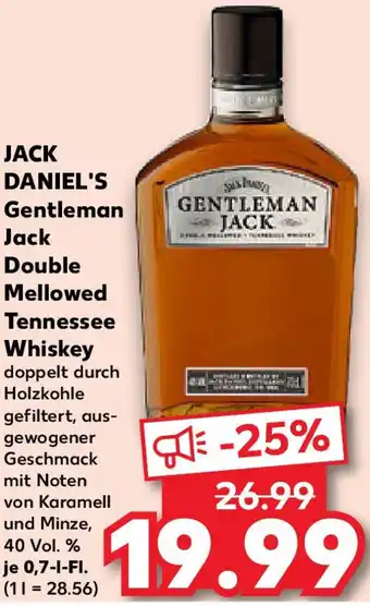 Kaufland JACK DANIEL'S Gentleman Jack Double Mellowed Tennessee Whiskey Angebot