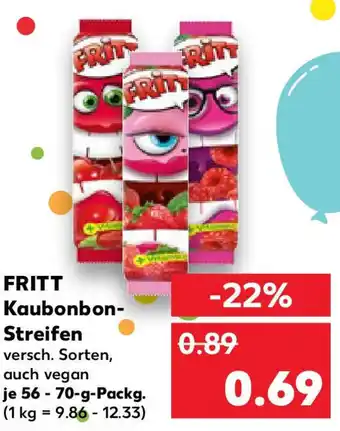 Kaufland FRITT Kaubonbon- Streifen Angebot