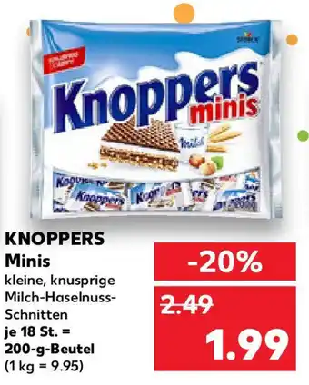 Kaufland KNOPPERS Minis Angebot