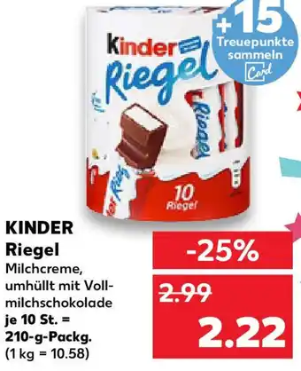 Kaufland KINDER Riegel Angebot