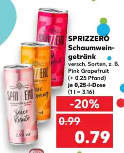 Kaufland SPRIZZERO Schaumwein- getränk Angebot