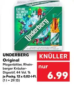 Kaufland UNDERBERG Original Angebot