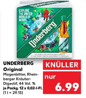 Kaufland UNDERBERG Original Angebot