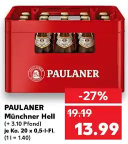 Kaufland PAULANER Münchner Hell Angebot