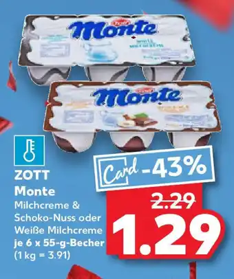 Kaufland ZOTT Monte Angebot