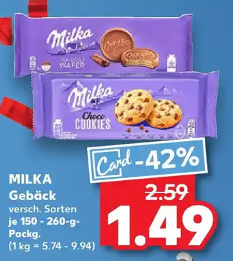 Kaufland MILKA Gebäck Angebot