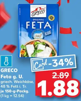 Kaufland GRECO Feta g. U. Angebot