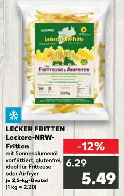 Kaufland LECKER FRITTEN Leckere-NRW- Fritten Angebot