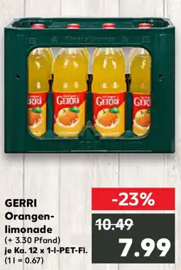 Kaufland GERRI Orangen- limonade Angebot