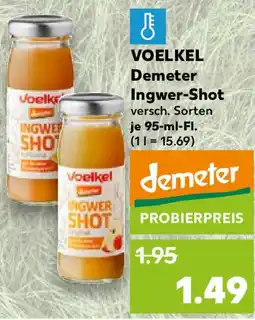 Kaufland Demeter VOELKEL Ingwer-Shot Angebot