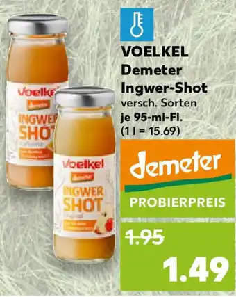 Kaufland Demeter VOELKEL Ingwer-Shot Angebot