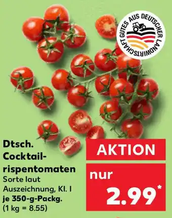 Kaufland Dtsch. Cocktail- rispentomaten Angebot