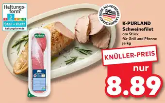 Kaufland K-PURLAND Schweinefilet Angebot