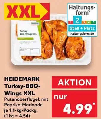 Kaufland HEIDEMARK Turkey-BBQ- Wings XXL Angebot