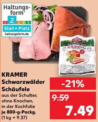 Kaufland KRAMER Schwarzwälder Schäufele Angebot