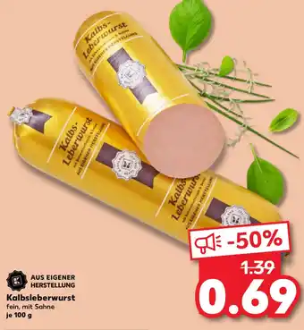 Kaufland Kalbsleberwurst Angebot