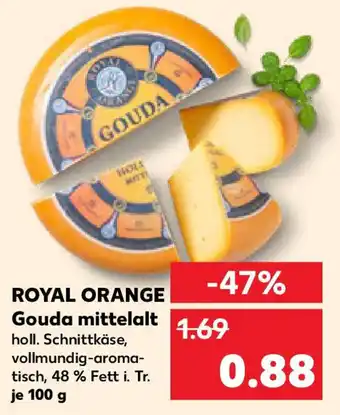 Kaufland ROYAL ORANGE Gouda mittelalt Angebot