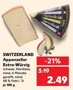 Kaufland SWITZERLAND Appenzeller Extra-Würzig Angebot