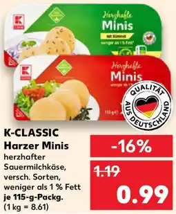 Kaufland K-CLASSIC Harzer Minis Angebot