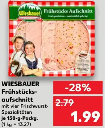 Kaufland WIESBAUER Frühstücks- aufschnitt Angebot