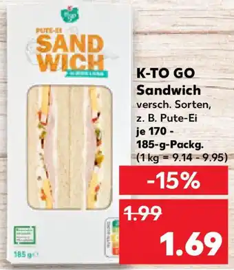 Kaufland K-TO GO Sandwich Angebot