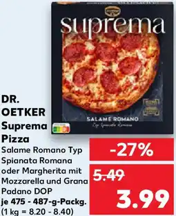 Kaufland DR. OETKER Suprema Pizza Angebot