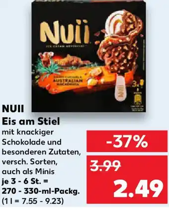 Kaufland NUII Eis am Stiel Angebot