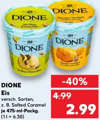 Kaufland DIONE Eis Angebot