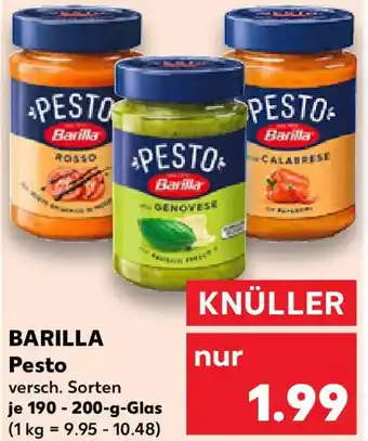 Kaufland BARILLA Pesto Angebot