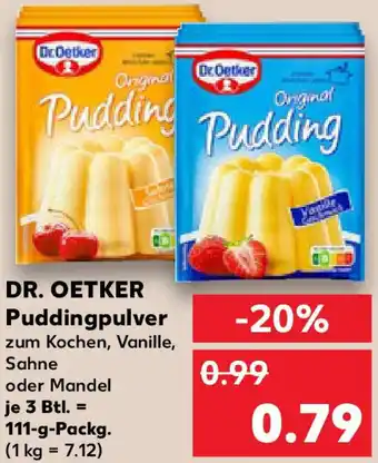 Kaufland DR. OETKER Puddingpulver Angebot