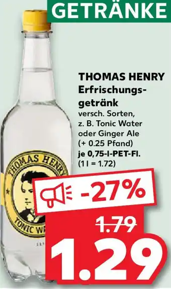 Kaufland THOMAS HENRY Erfrischungs- getränk Angebot