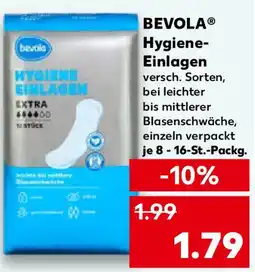 Kaufland BEVOLA Hygiene- Einlagen Angebot