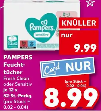 Kaufland PAMPERS Feucht- tücher Angebot