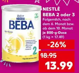 Kaufland NESTLÉ BEBA 2 oder 3 Angebot