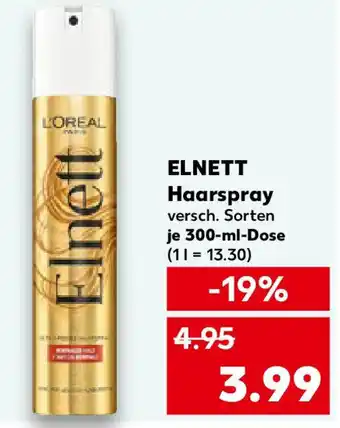 Kaufland ELNETT Haarspray Angebot