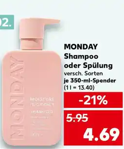 Kaufland MONDAY Shampoo oder Spülung Angebot