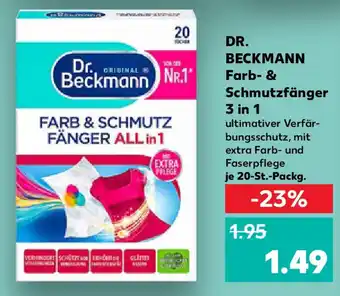 Kaufland DR. BECKMANN Farb- & Schmutzfänger 3 in 1 Angebot