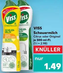 Kaufland VISS Scheuermilch Citrus oder Original Angebot