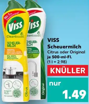 Kaufland VISS Scheuermilch Citrus oder Original Angebot