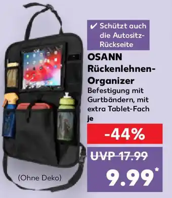 Kaufland OSANN Rückenlehnen- Organizer Angebot