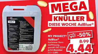 Kaufland MY PROJECT AdBlue Angebot