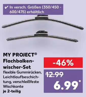 Kaufland MY PROJECT Flachbalken- wischer-Set Angebot