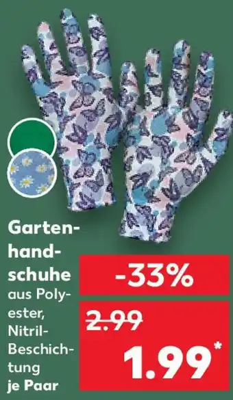 Kaufland Garten- hand- schuhe Angebot