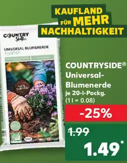 Kaufland COUNTRYSIDE Universal- Blumenerde Angebot