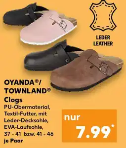 Kaufland OYANDA/ TOWNLAND Clogs Angebot